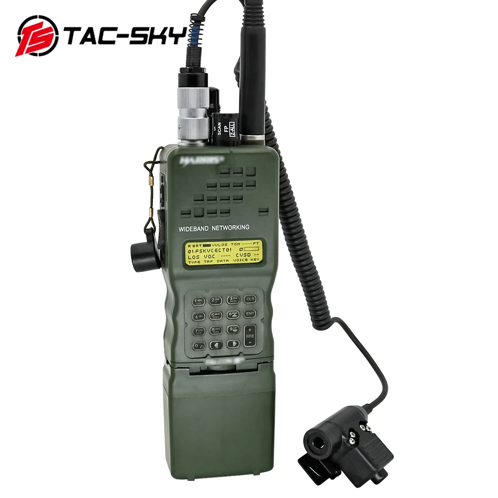 TS TAC-SKY 6 Pin Military Adapter Tactical Headset Accessory PTT PRC PTT for AN/PRC 148152 Walkie Talkie