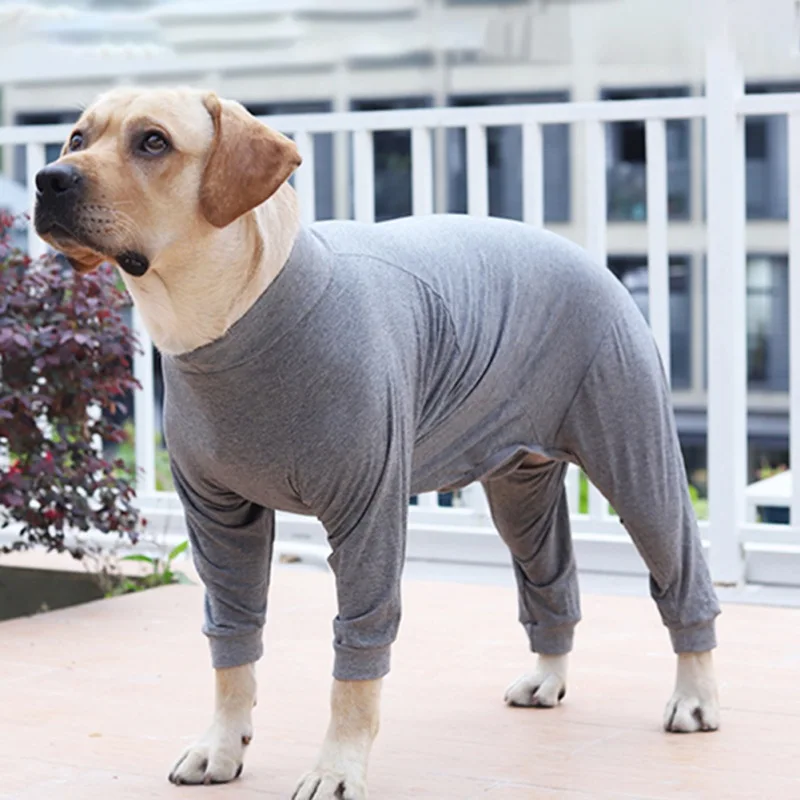 

Dog After Surgery Recovery Suit Elastic Dogs Pajamas Bodysuit Onesie for Prevent Licking Wound Protector Cone Collar Alternative