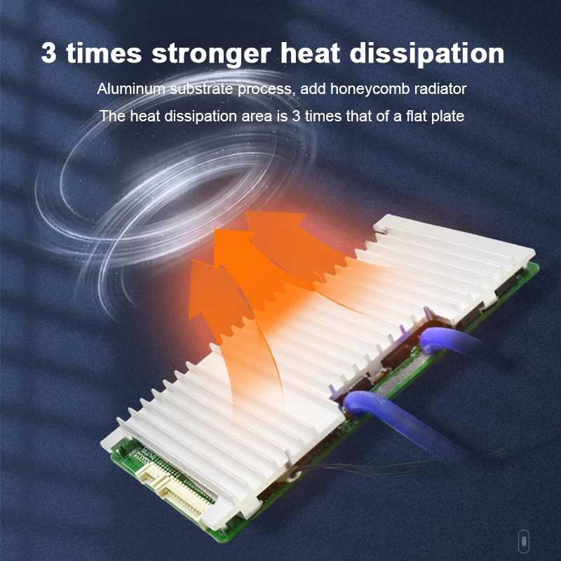 

BMS 17S 20S 120A 60V 70V Balance BMS Li-ion/Lipo Battery Proection Board Temperature sensor for Tricycles/Electric Vehicles