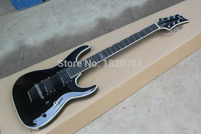 

Top Quality Wholesale SEYMOUR DUNCAN Pickup+ black cool one piece body,soild wood .. electric guitar 140424