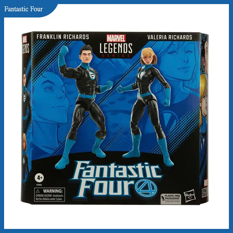 

Marvel Legends Fantastic Four Franklin Richards Valeria Richards 2-Pack 6" Action Figures Collection Model Statue Toys Gift