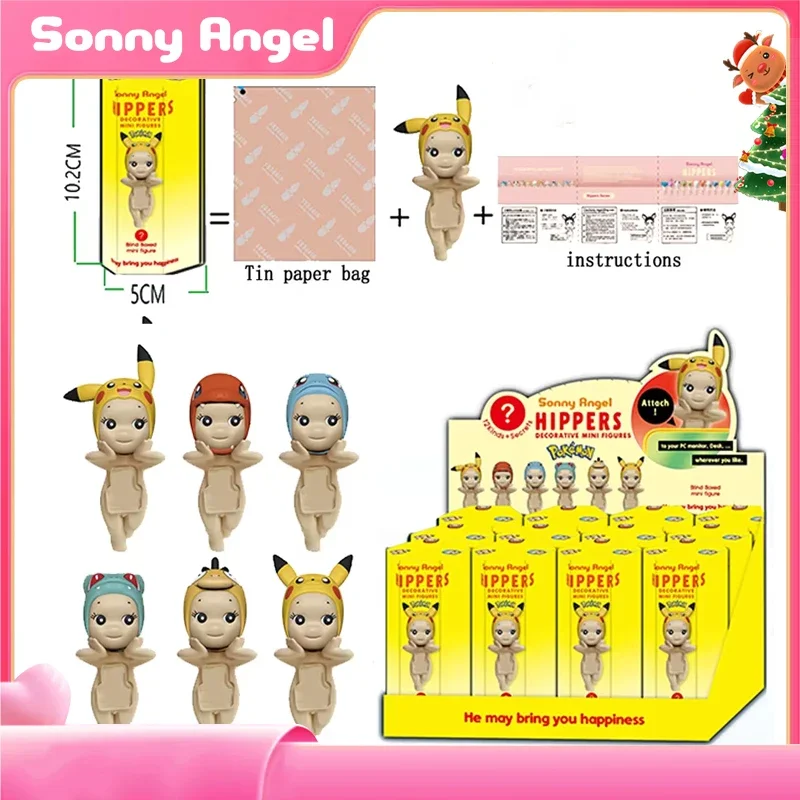 MINISO Pokemon Sonny Angel Surprise Пикачу Kawaii мультяшные мини-фигурки украшения куклы