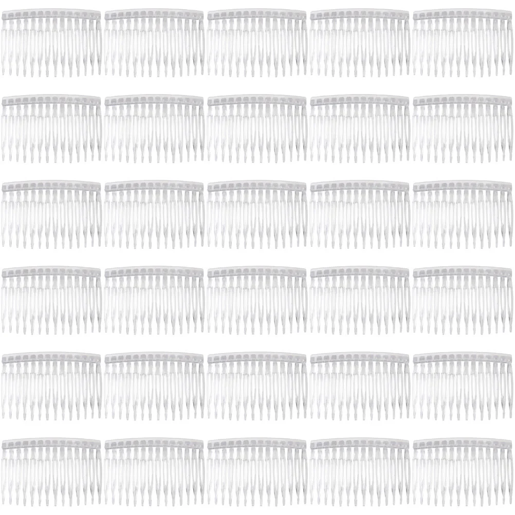 

Veil Wedding Combs Transparent Hair Formal Accessories Women Headpieces Plastic