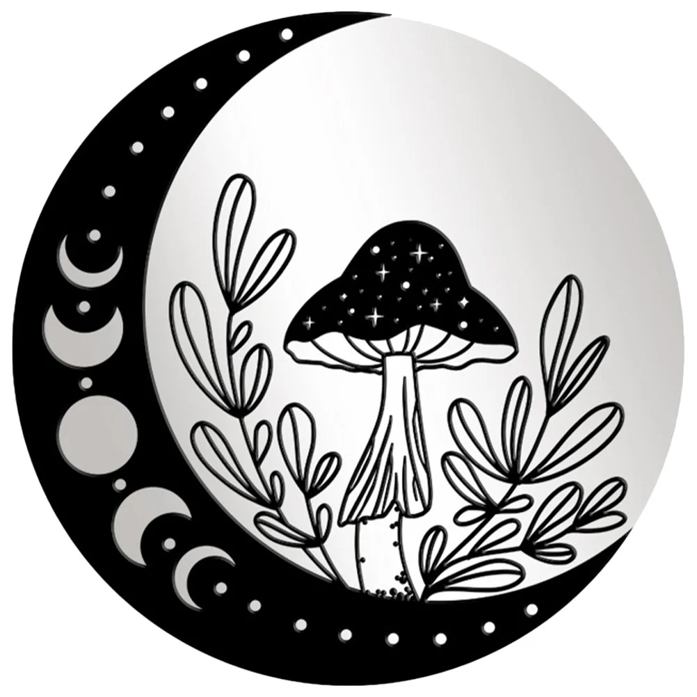 

Acrylic Sticker Wall Delicate Moon Sticker Moon Phase Decoration
