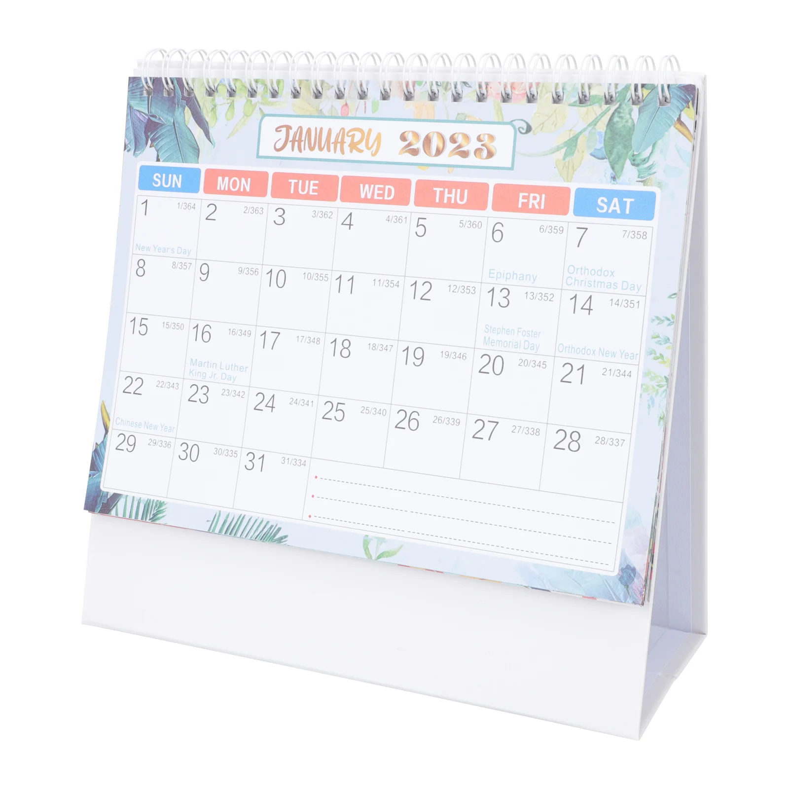 

Calendar Desk Wall 2023 Planner Desktop Monthly Calendars Office Table Stand Up Standing Daily Large Year English Pad Memo