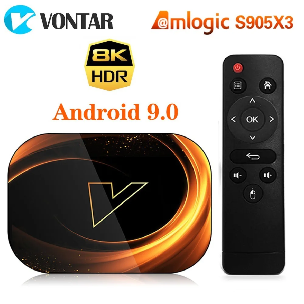 

VONTAR X3 network player S905X3 Android 9.0 tv box 4+128GB