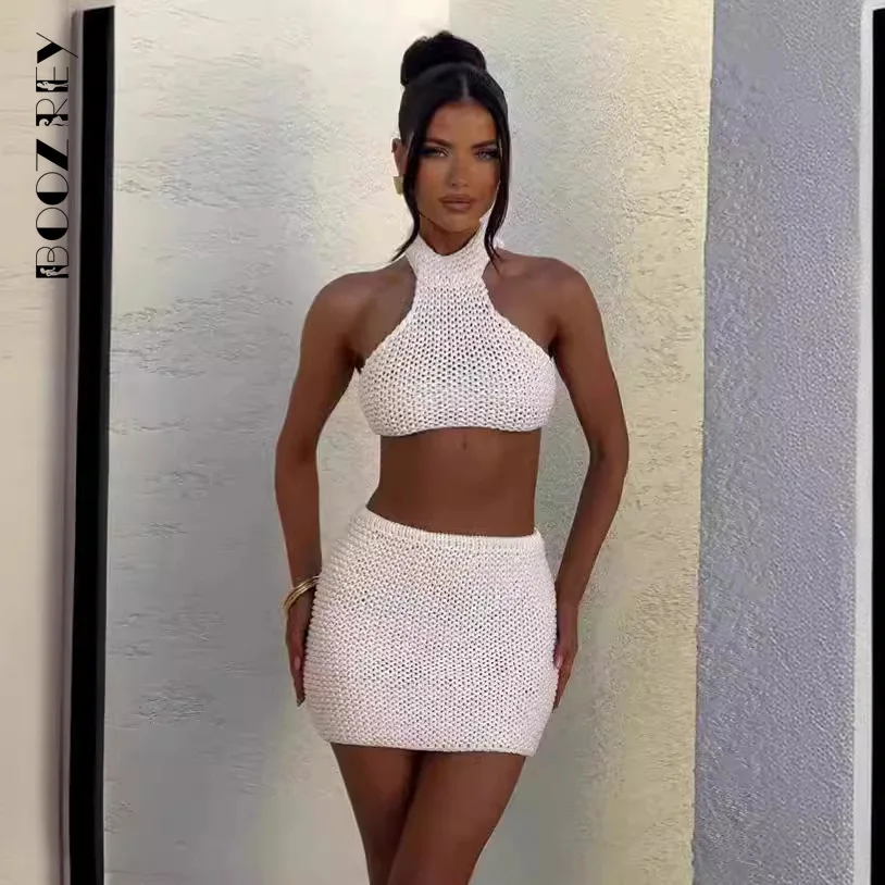 BoozRey 2024 Новый женский сексуальный комплект Y2k кружевная юбка с длинным рукавом