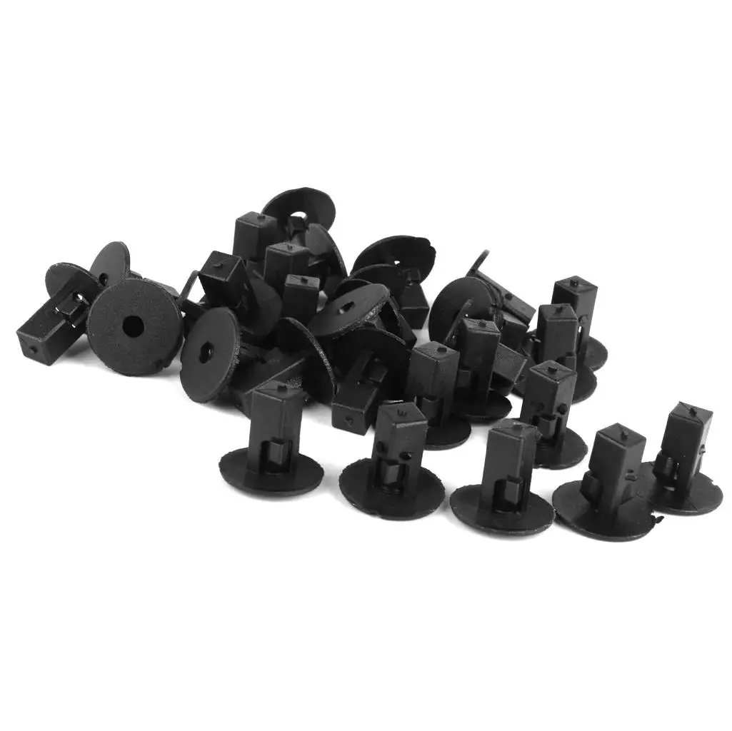 

High Quality 50x Rivet Clip Retainers Nylon+30x Fender Rivet Fastener Clips Auto Replacement