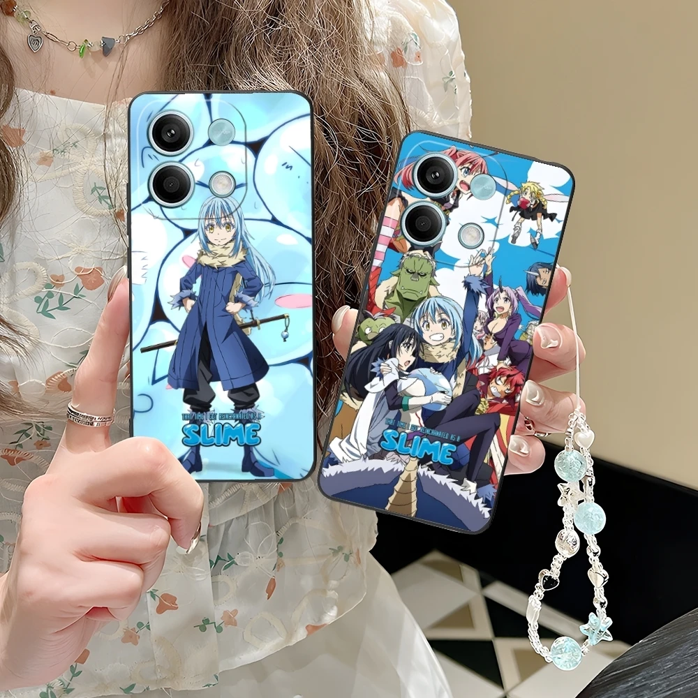 Чехол для мобильного телефона Slime Tensura Rimuru Xiaomi POCO M6 M5 M4 M3 X6 X5 X4 X3 F6 F5 F4 F3 F2 C40 Pro GT 5G