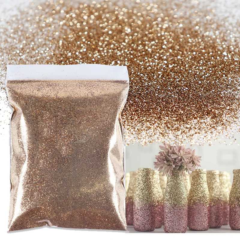 50g Shiny Gold Silver Glitter Powder UV Epoxy Silicone Mold Filler Pigment DIY Jewelry Crafts to Make Decorative Supplies