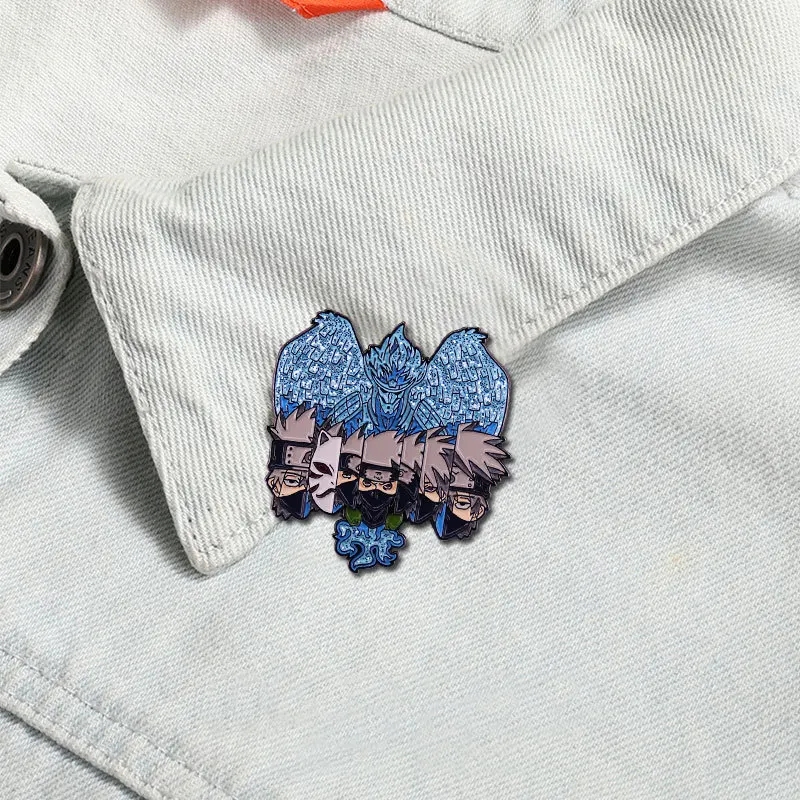 Жесткие эмалированные Значки для фигурок аниме фильмов Коллекционная