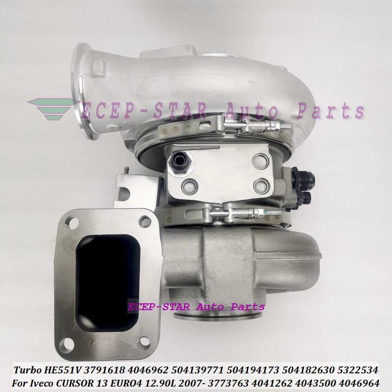 Турбокомпрессор 3791618 HE551V 3773763 05042692300 4046962 для Iveco CURSOR 13 EURO 4 4041262 504182630 05042692290 504139771 504194173 (art.: 3920dc84016ec) - 3920dc84016ec