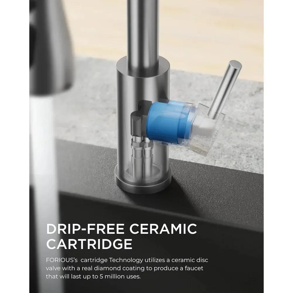 Вытяжной рычаг для кухонного смесителя Rozin черный 360 °