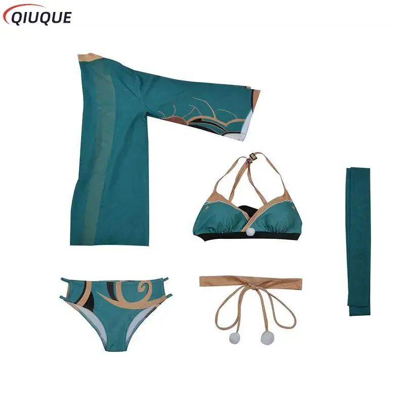 Waq74 Miss Hina Lisa Hutrai купальный костюм Genshin Impact купальник женский аниме косплей игра