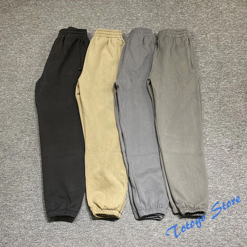 Однотонные спортивные брюки 6 сезонов для мужчин и женщин лучшее качество Kanye West