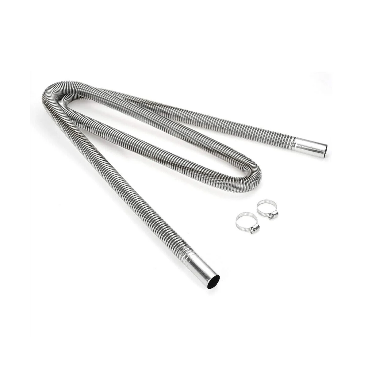 

Air Heater Exhaust Pipe, Stainless Steel Exhaust Pipe Parking Air Heater Fuel Tank Gas Vent Hose, 78 Inch 200cm