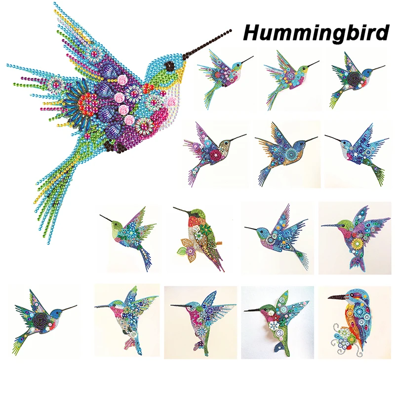 Алмазная живопись с колибри 5D сделай сам набор для мозаики в виде птиц особой