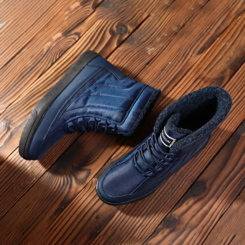 

Men Boots Waterproof Snow Boots Women Shoes For Men Ankle Boots Winter Shoes Warmth Plush Flats Casual Shoes Outdoor Boot Child