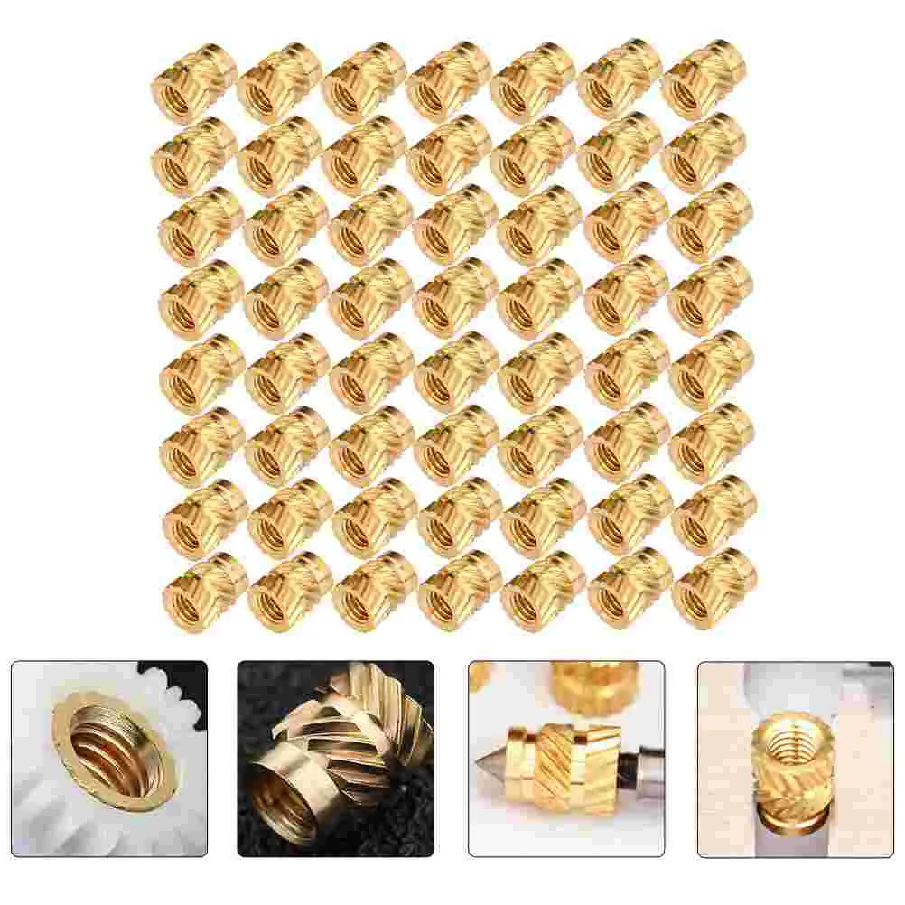 

Nut Threaded Insert Inserts Heat Knurled Set Nuts Thread Thumb Brass Copper Screw Wood 3D Press Alloy Setting Embedment Cap Bolt