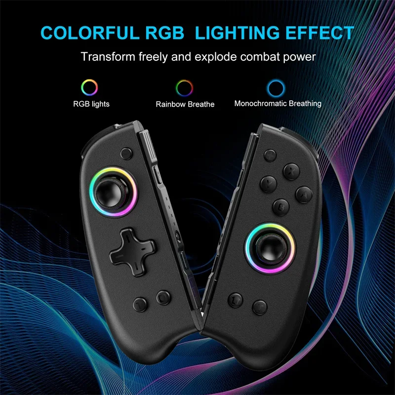 B-M LinYuvo KS31 для Switch OLED Беспроводной геймпад NS Joy Bluetooth-контроллер с красочной