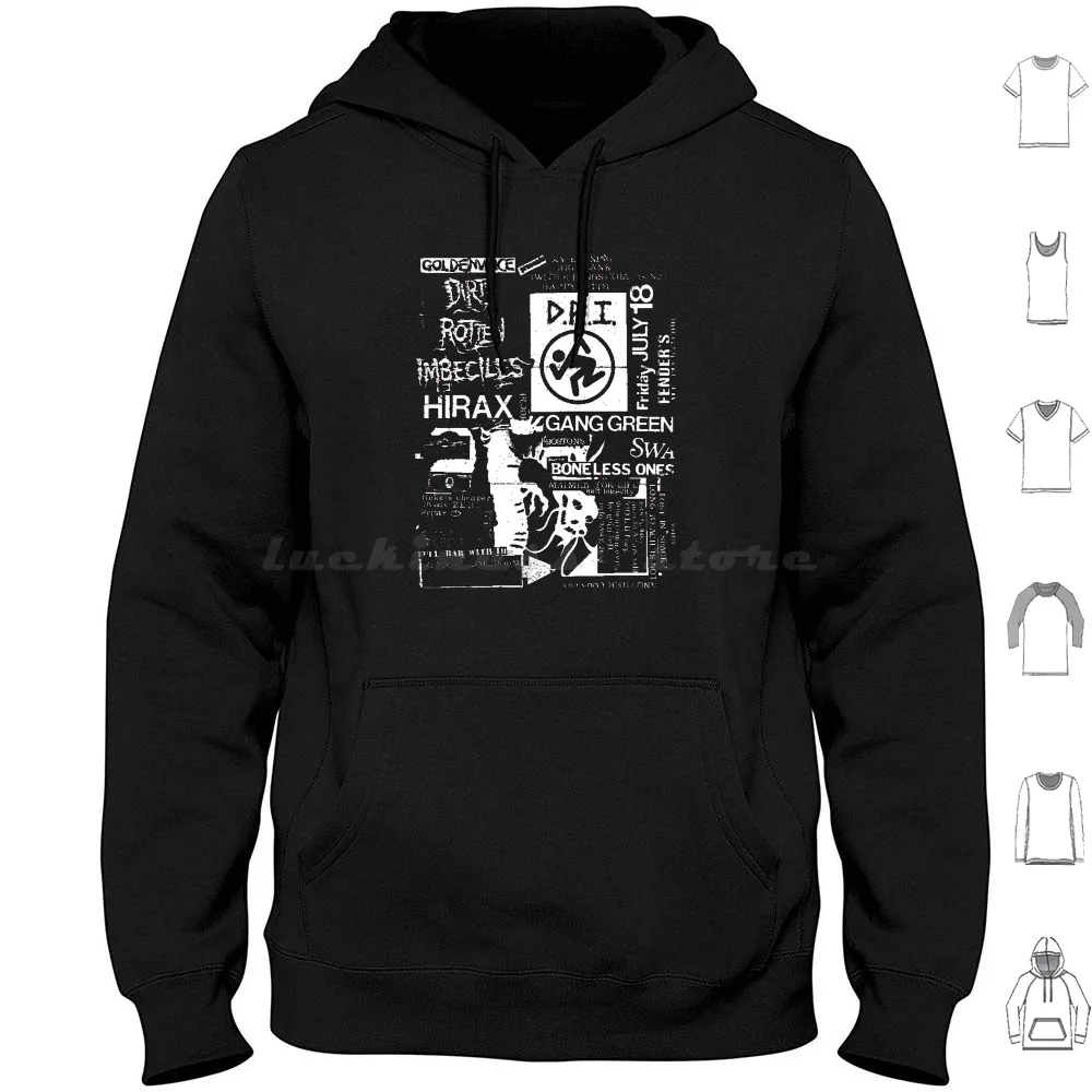 

Грязные грязные толстовки с длинным рукавом грязные толстовки D R I Band D R I Dri грязные курты брехты шипы