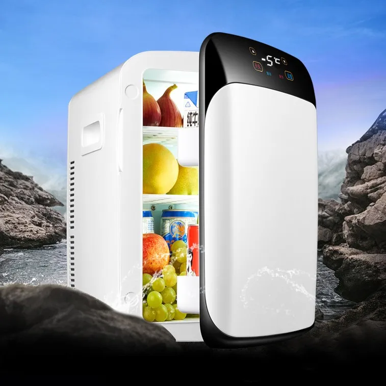 

Car Refrigerator 12V Mini Portable Fridge 15L Portable Cooling Warming Freezer Car Food Drinker Cooling Storage Box Container