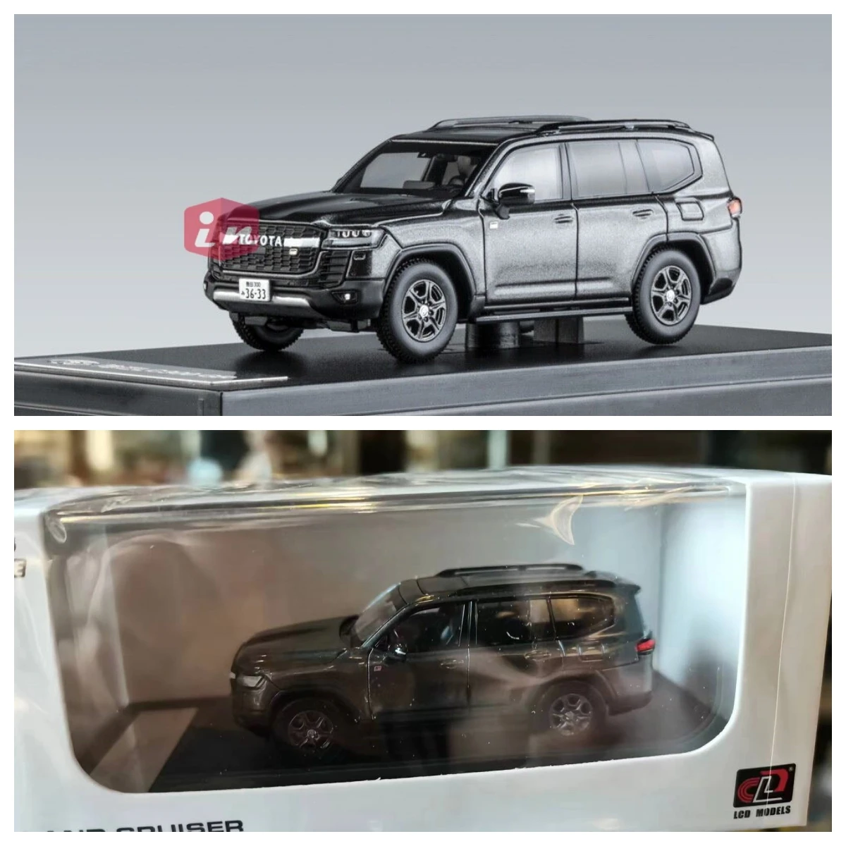 

LCD Models Die-Cast 1:64 LAND CRUISER LC300-GR SPORT 2022 - GREY Diecast Model Collection Limited Edition Hobby Toys