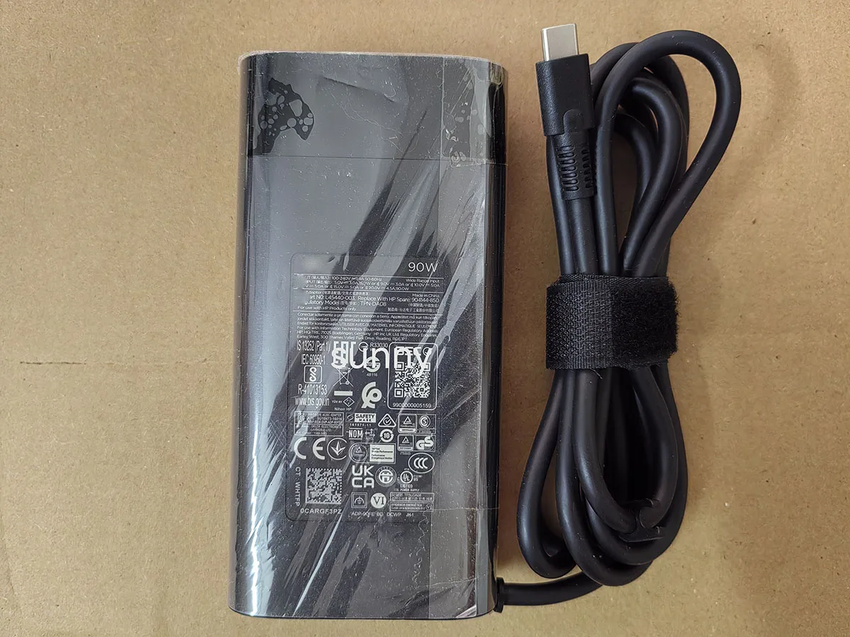 Фото Для HP Pavilion Plus 14-eh0500sa 20 В 4,5 А TPN-DA08 L45440-003 904144-850 161575-11 KTL SU10473-16016 TYPE-C 90 Вт OEM адаптер переменного тока №1
