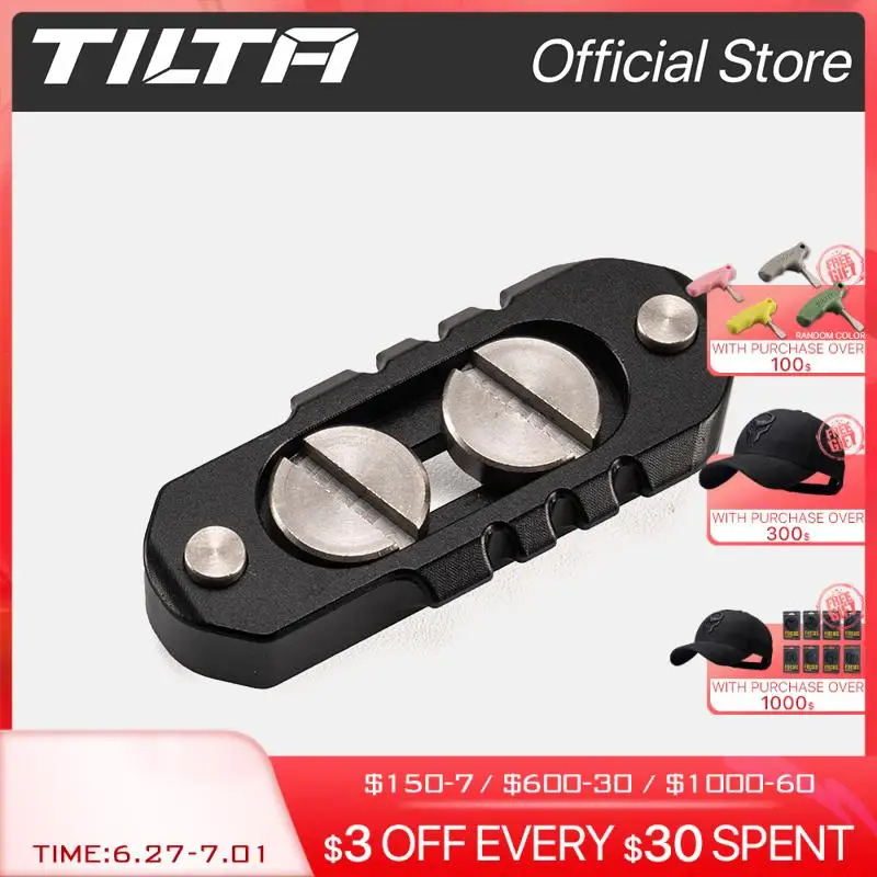 TILTA NATO Rails Accessories 18mm/36mm NATO Rail Attachment TA-T18-NRA-B for Sony a7S III Half Cage Type I Z CAM/ Sony a7 Series