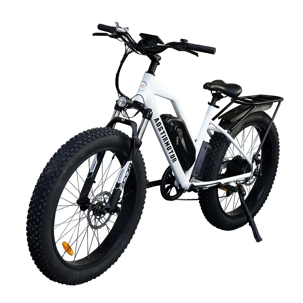 

26" 750W Camouflage Electric Bike Fat Tire P7 48V 13AH Removable Lithium Battery for Adults with Detachable Rear Rack Fender
