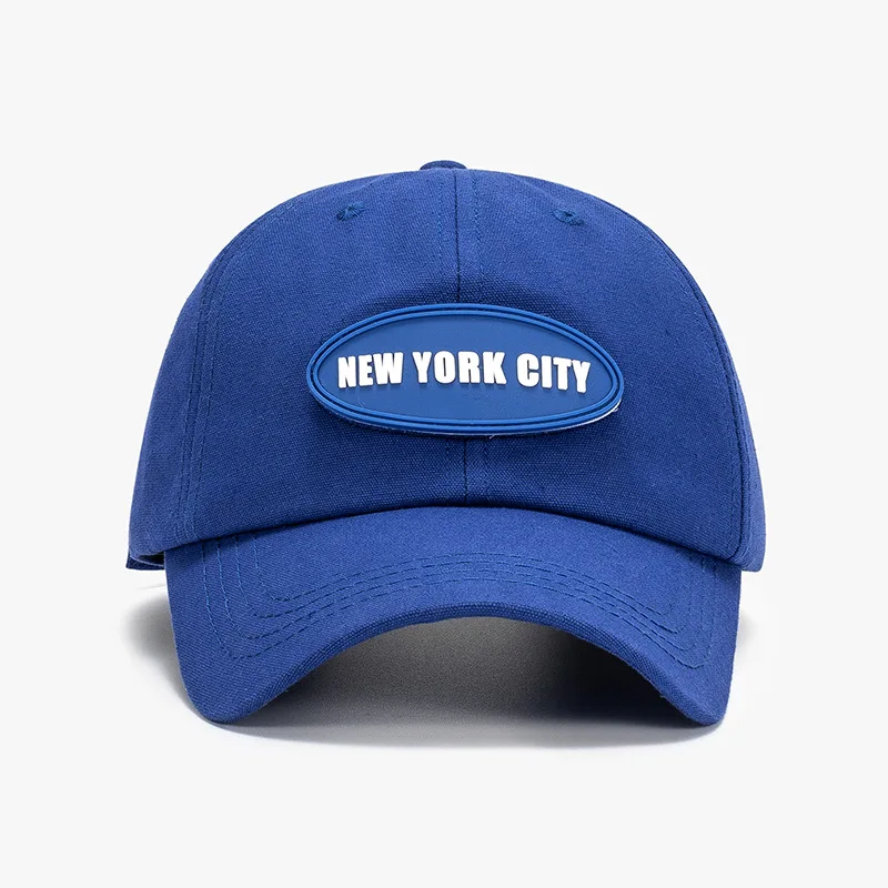 

Бейсболка с логотипом Нью-Йорка для мужчин и женщин, однотонная хлопковая джинсовая кепка-тракер, кепки в стиле K-POP, Снэпбэк кепки для женщин