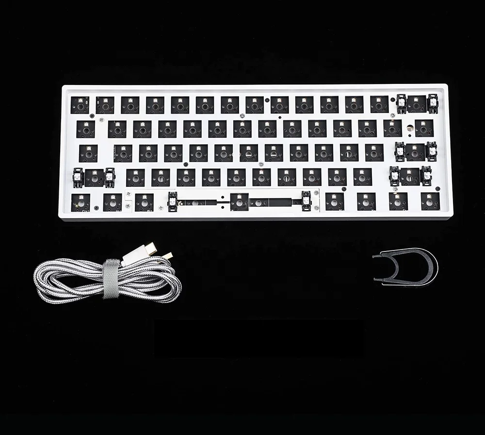 Для Gh60 Gk61x Gk61 Pcb 60% 60-процентная клавиатура Hotswap горячая переключение заменяемая