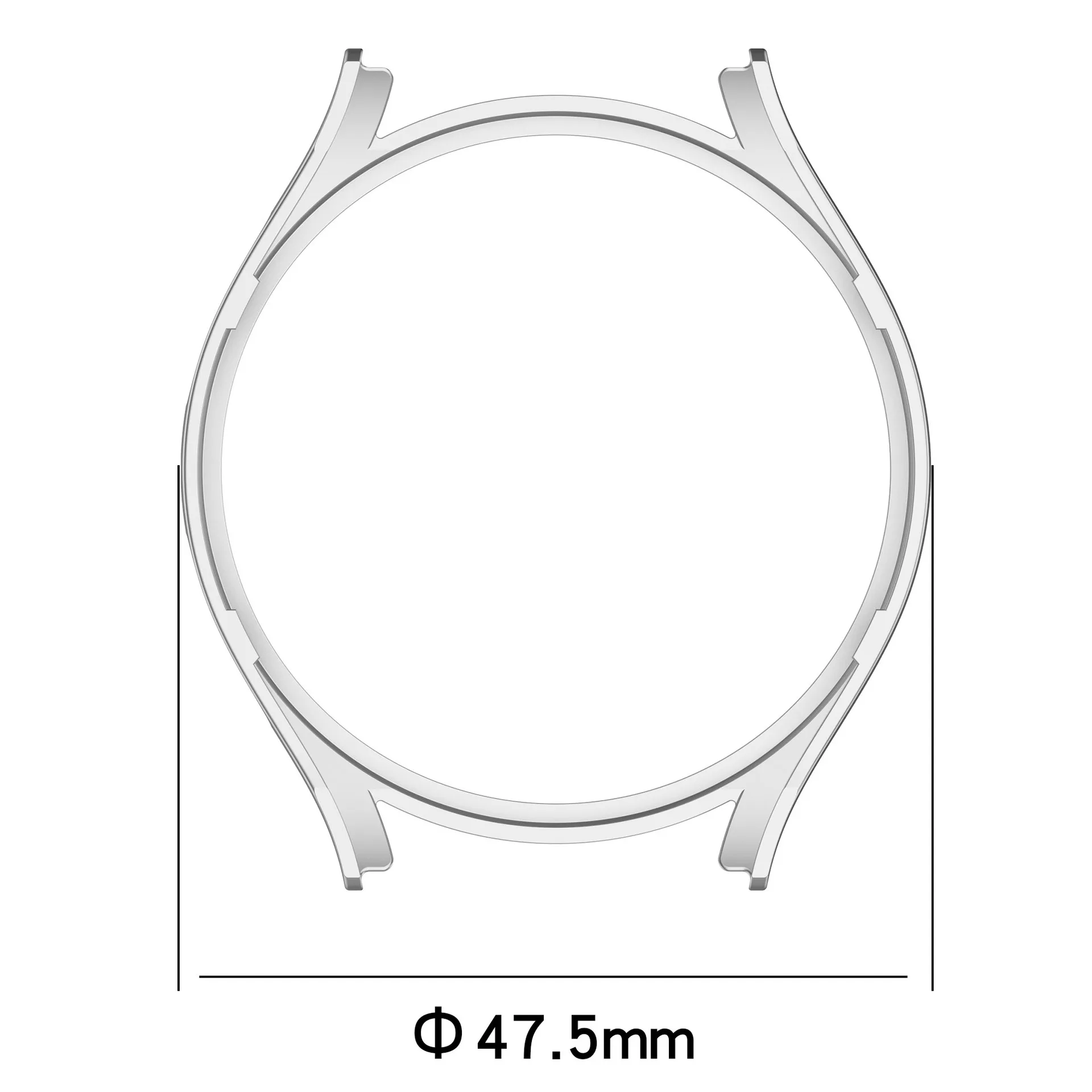 Watch Cases Suitable for Samsung Galaxy Watch 5 pro 45mm PC Half-pack Shell for Galaxy Watch 5 Pro Protector Cover Accessories