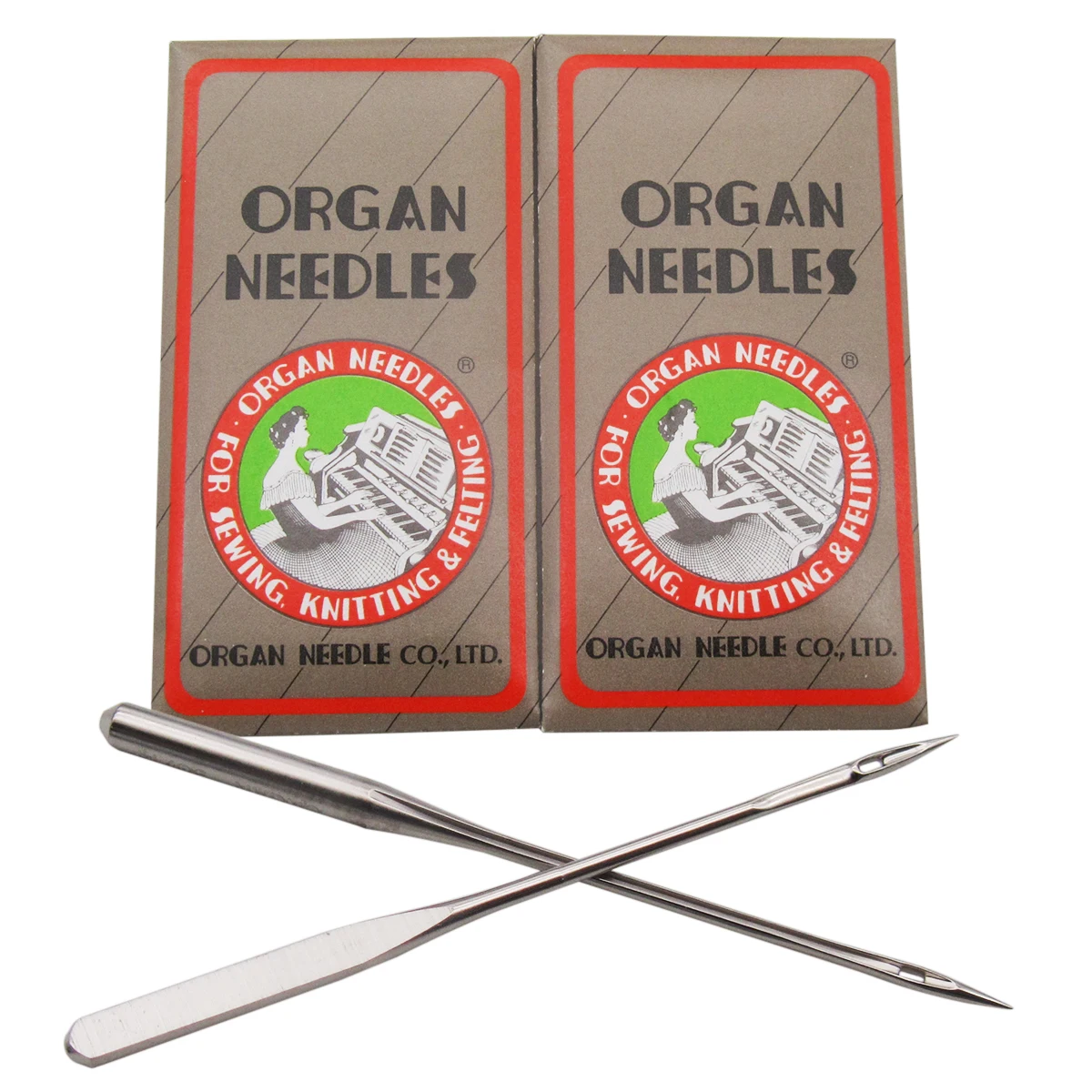 Фото 20шт # HAX1SP ORGAN Шариковая/острая эластичная домашняя швейная машина с плоским хвостовиком игла №1
