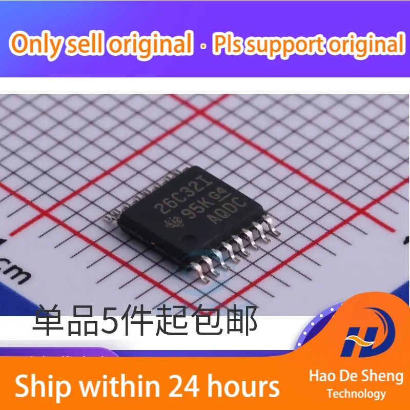 

10 шт./лот AM26C32IPWR AM26C32I 26C32I TSSOP16 трансивер IC новый оригинальный телефон
