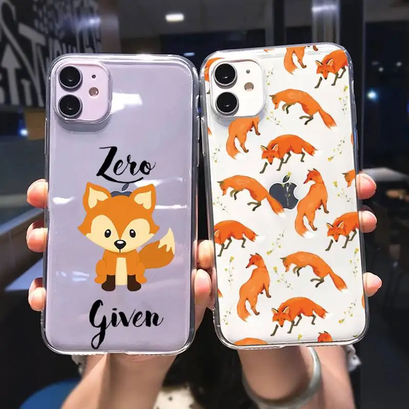 Милый милый чехол для телефона с забавными лисами в стиле аниме iPhone 13 13pro 12 11 Pro Max