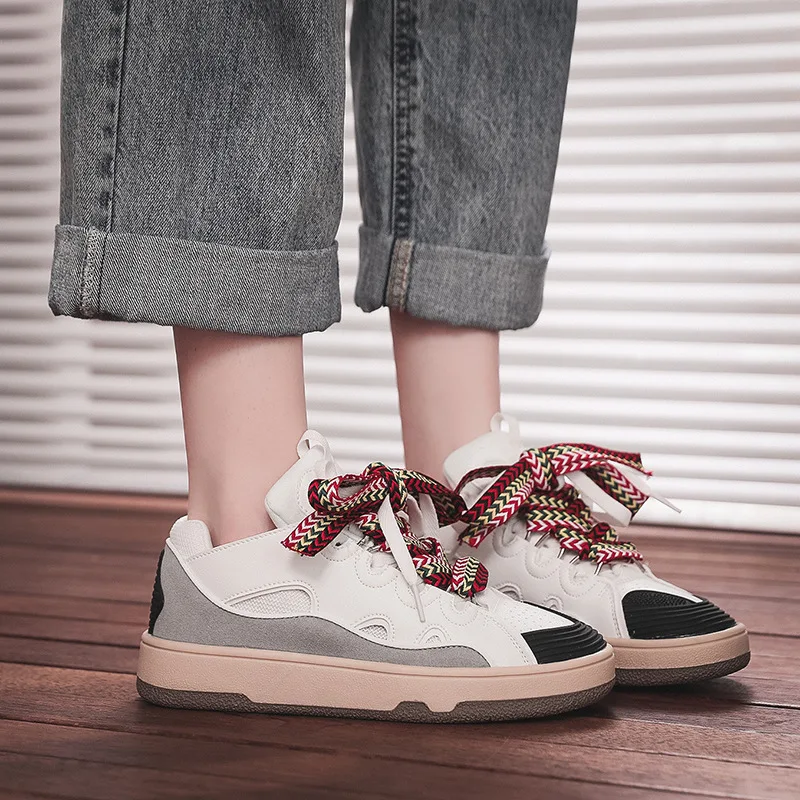 Small white shoes female spring flat bottom net red students sports casual shoes ins tide brand shoes boys