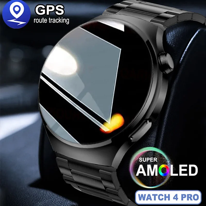 

New Men's Smartwatch 1.62 "AMOLED HD Full Screen Touch Bluetooth Talk IP68 waterproof GPS smartwatch for men for Android IOS