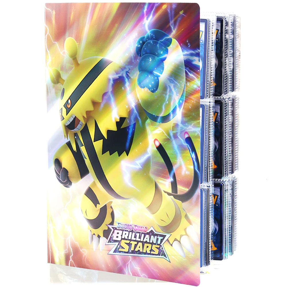 Anime 9pocket Grande Large Loaded 43Pokemon Cards Album Books Game Collection Cards Holder Hobby VMAX Binder List Kids Toys  - buy with discount