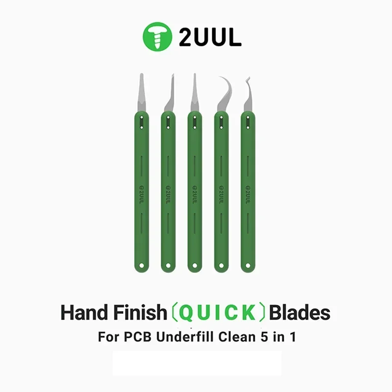 

2uul ручная отделка, быстрые лезвия 5 в 1, DA22 для заполнения телефона, чистая материнская плата, процессор, микросхема, средство для удаления клея, скребковый нож