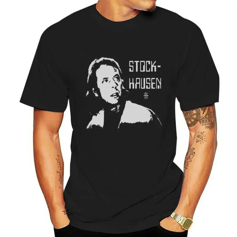 

Классическая черная футболка унисекс karlхайнц стокхаусен, ограниченная серия