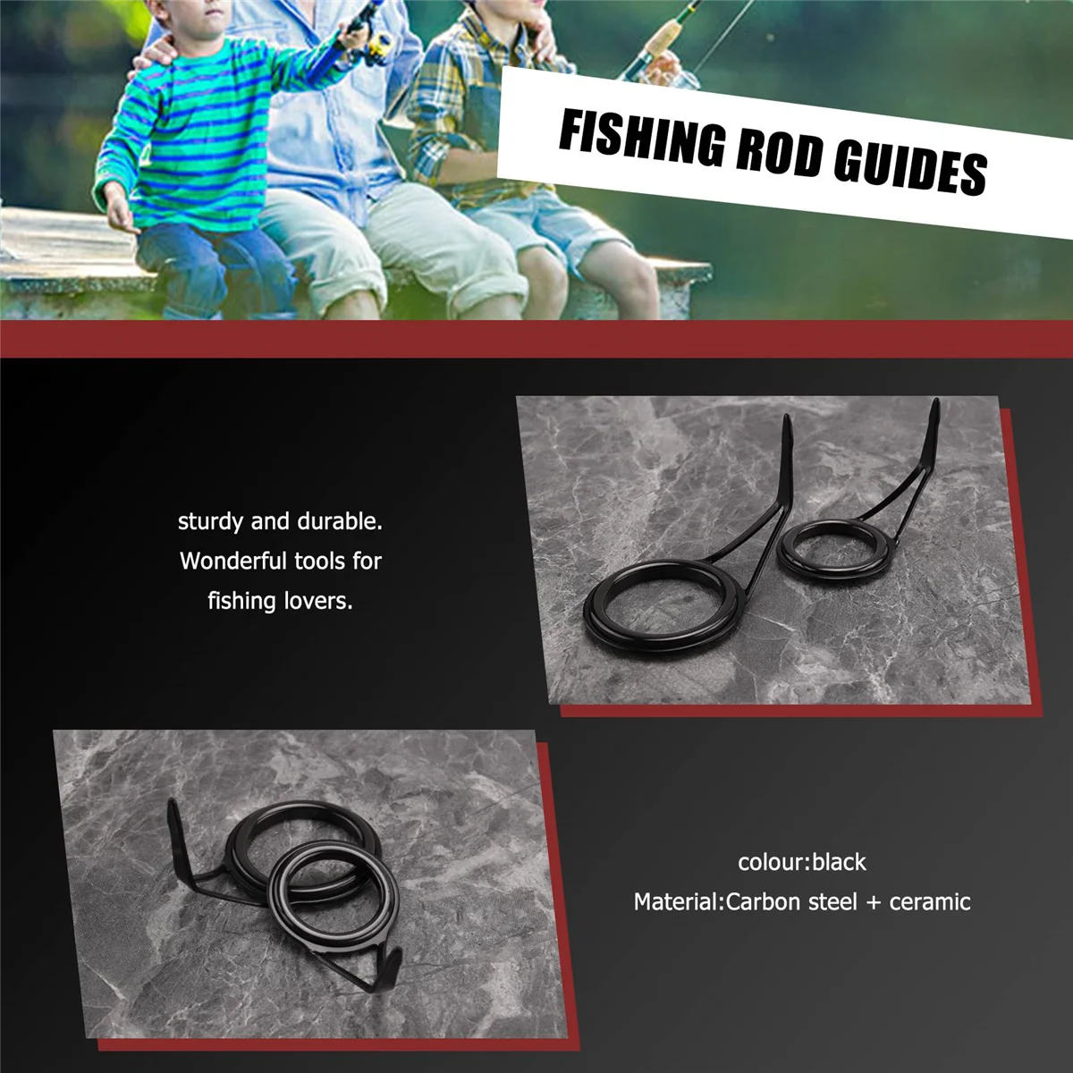 8 шт./компл. направляющие для удочки наконечник рыбы диаметр 5-18 мм комплект