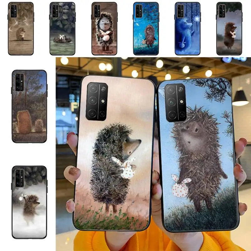 

Bright Hedgehog In The Fog Phone Case for Huawei Honor 10 i 8X C 5A 20 9 10 30 lite pro Voew 10 20 V30