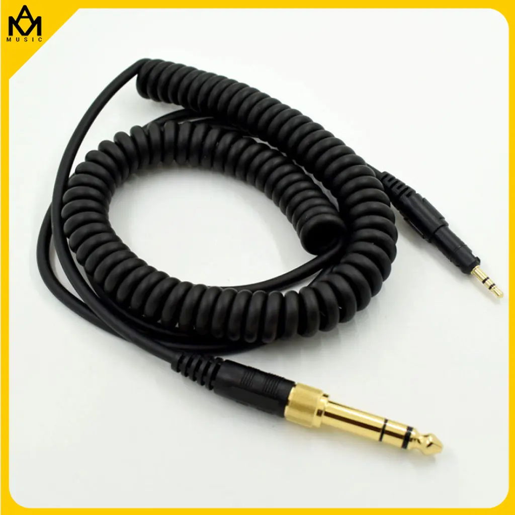 

Free Shipping 3M Spring Guitar Audio Cable Professional 6.35 to 6.35MM Electric Guitarra Noise Reduce Cable Music Instrument