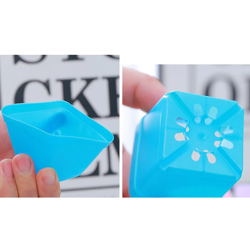 10 шт. пластиковый цветочный горшок мини-бассейн квадратный лотки для сочных