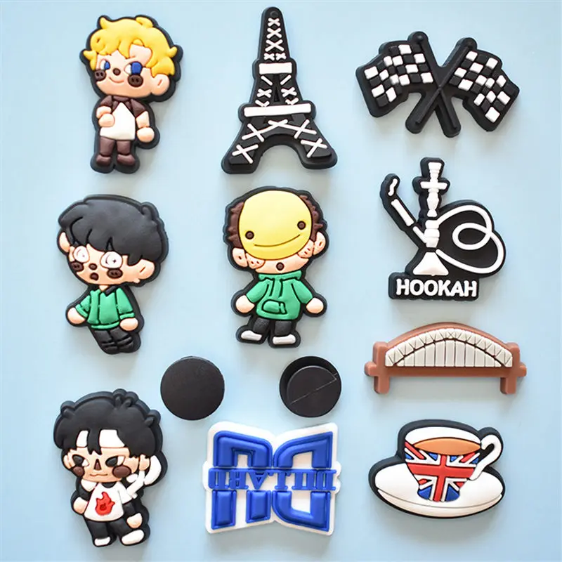 

1pcs London Boy Croc Charms Fit JIBZ Sandals Accessories DIY PVC Garden Shoe Decoration Kids Xmas Gifts