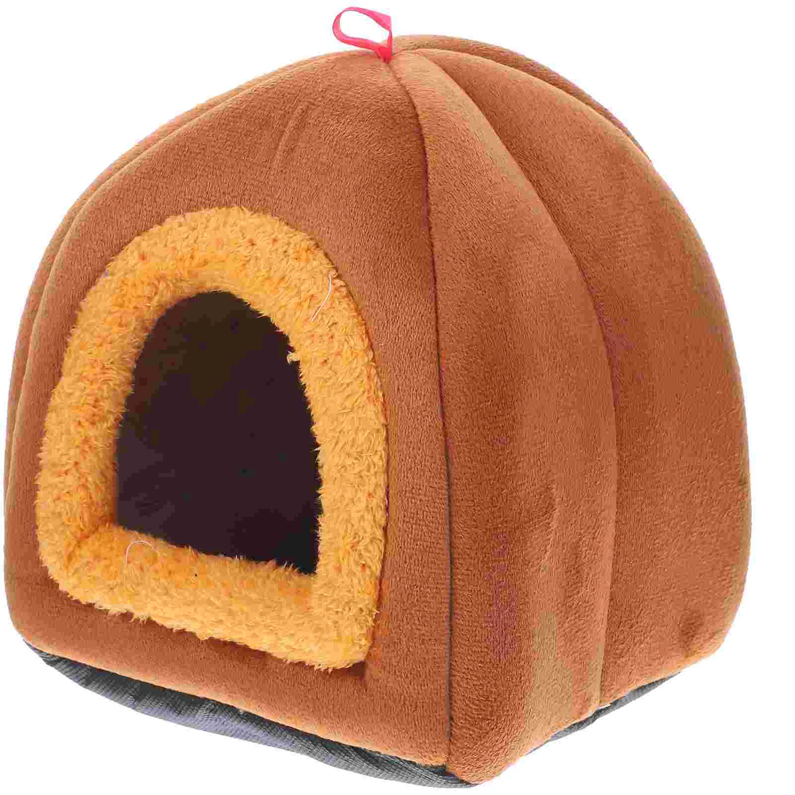 

Hamster House Bed Warm Hideout Hut Guinea Animal Rat Rabbit Chinchilla Pet Fleece Winter Bird Parrot Hammock Bunny Cave Cage