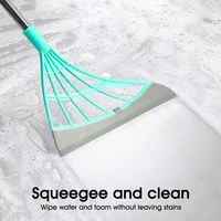 multifunctional magic broom water scraping strip home bathroom glass foldable creative bathroom silicone broom dust removal mop