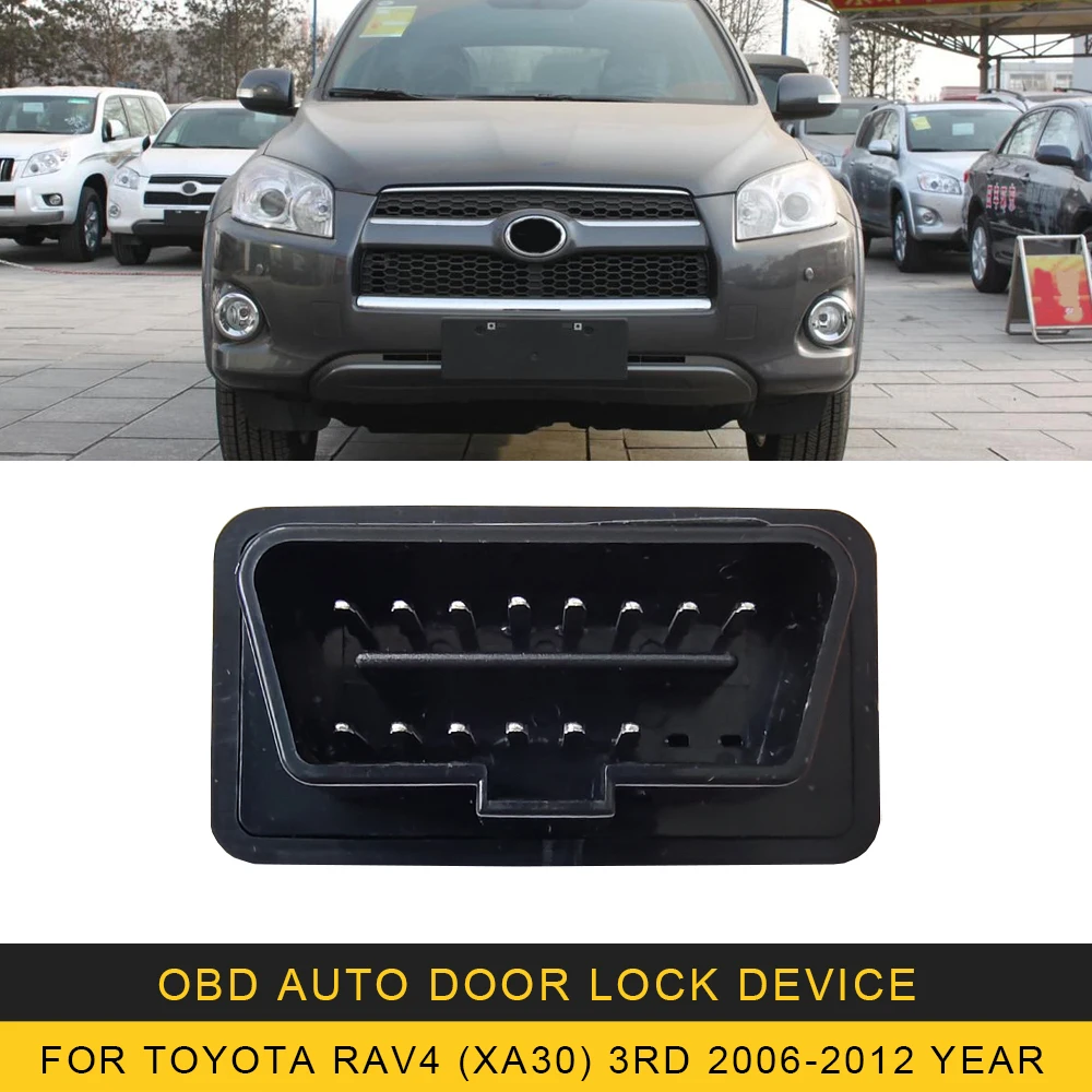 

Для Toyota RAV4 3-й 4-й 5-й 2006-2024 Авто OBD скоростной замок Автомобильное устройство для закрытия двери автоматический замок закрывающий открытый разблокированный замок комплект