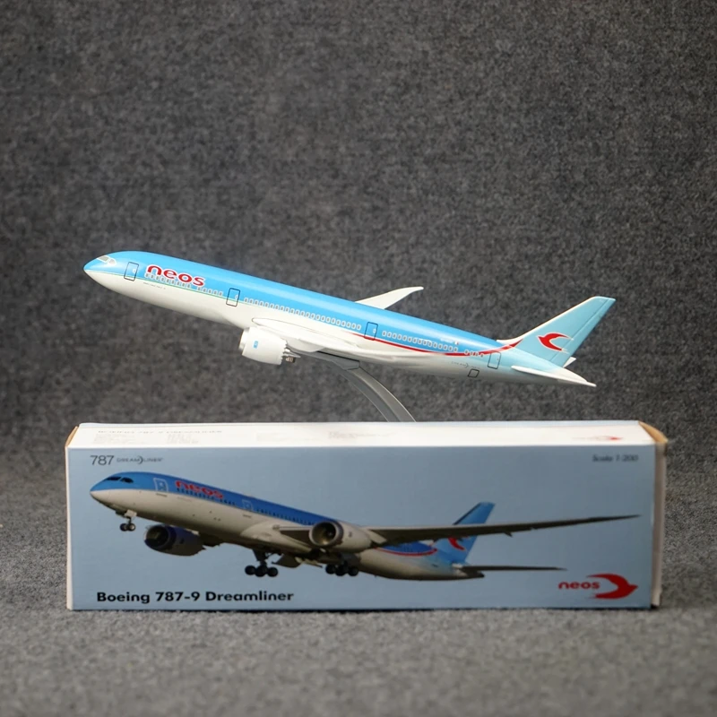 Модель самолета 20 см Италия NEOS Airlines Боинг B787 1:200